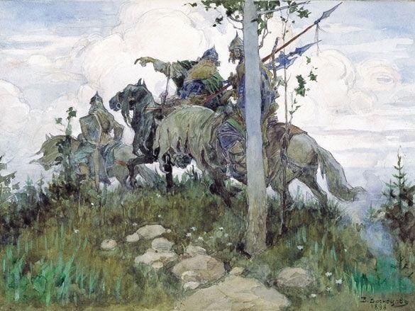 Богатыри (1898) В.Васнецов