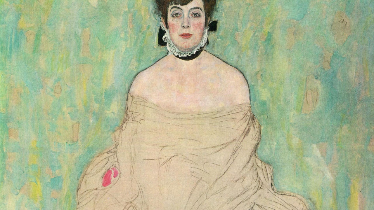 Portrait of Amalie Zuckerkandl, 1917-18 by Gustav Klimt.