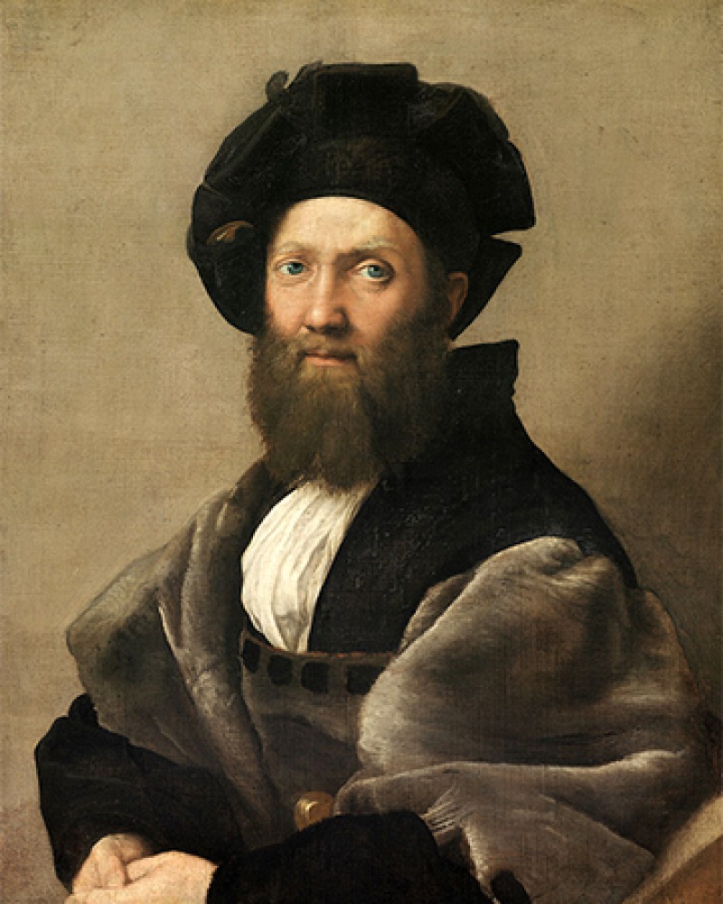 Рафаэль Санти, «Бальдассаре Кастильоне», 1515г