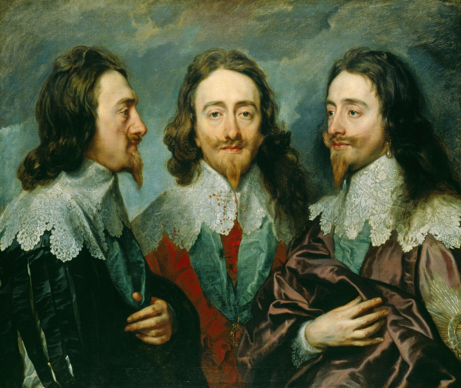 Charles I in Three Positions, Anthony van Dyck