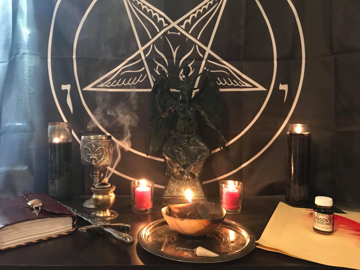 Celebrity satanic ritual fan image