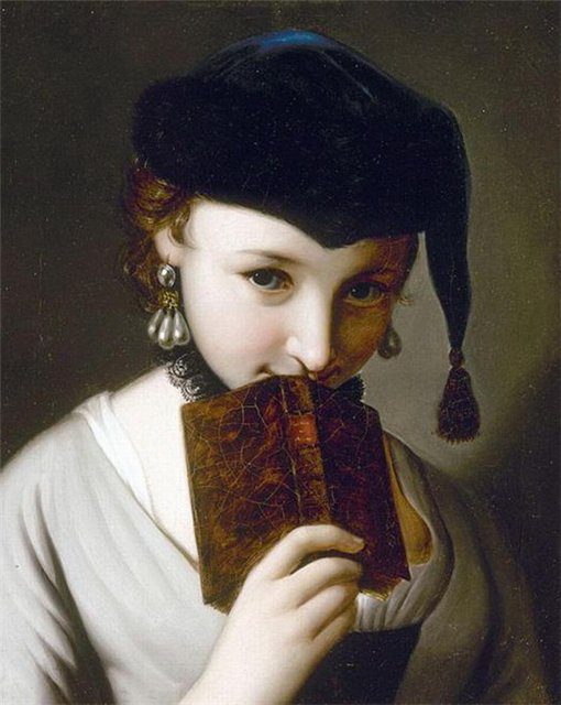 Пьетро Антонио Ротари Портрет девушки с книгой.
