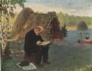 М.Г. Соколов. В.И. Ленин в Разливе. 1969