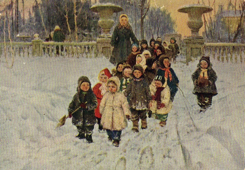 Ратников А. "Нагулялись",1957 год