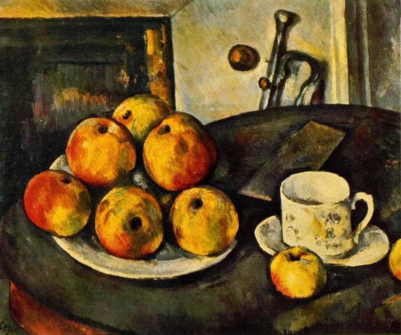 CeZANNE STILL LIFE WITH APPLES