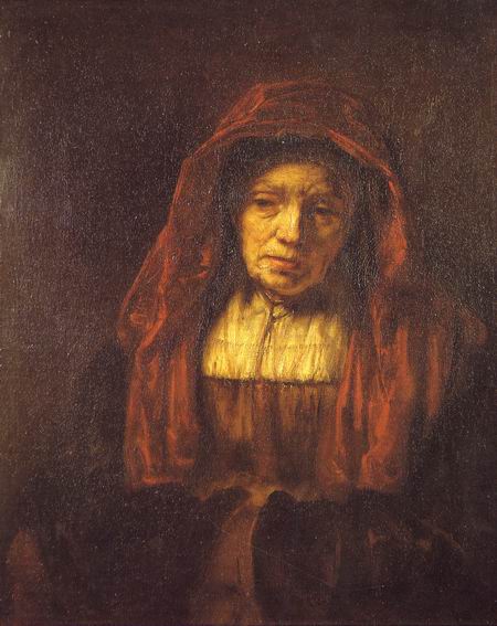 Рембранд "Портрет старушки" (1654)