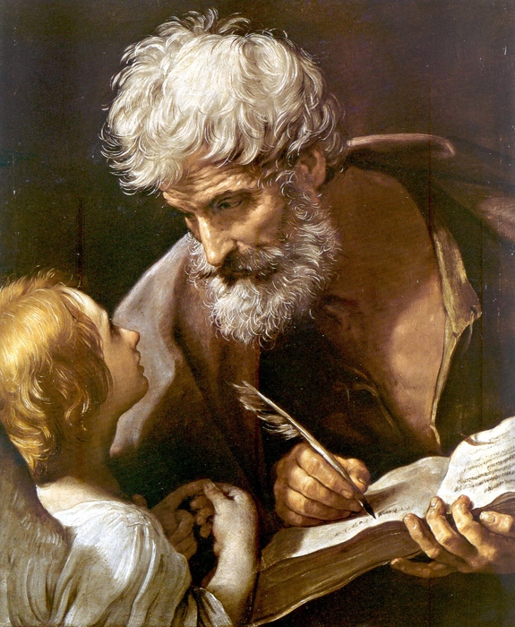 Матфей и ангел / Гвидо Рени, 1635