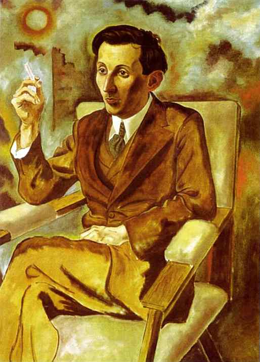 George Grosz Портрет Писателя Вальтера Меринга