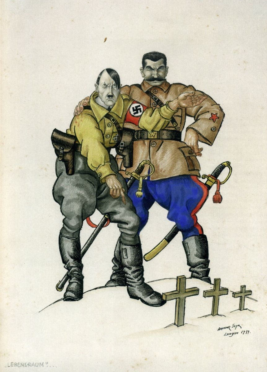 Фашистские орды. Arthur szyk Геринг. Карикатуры второй мировой войны.